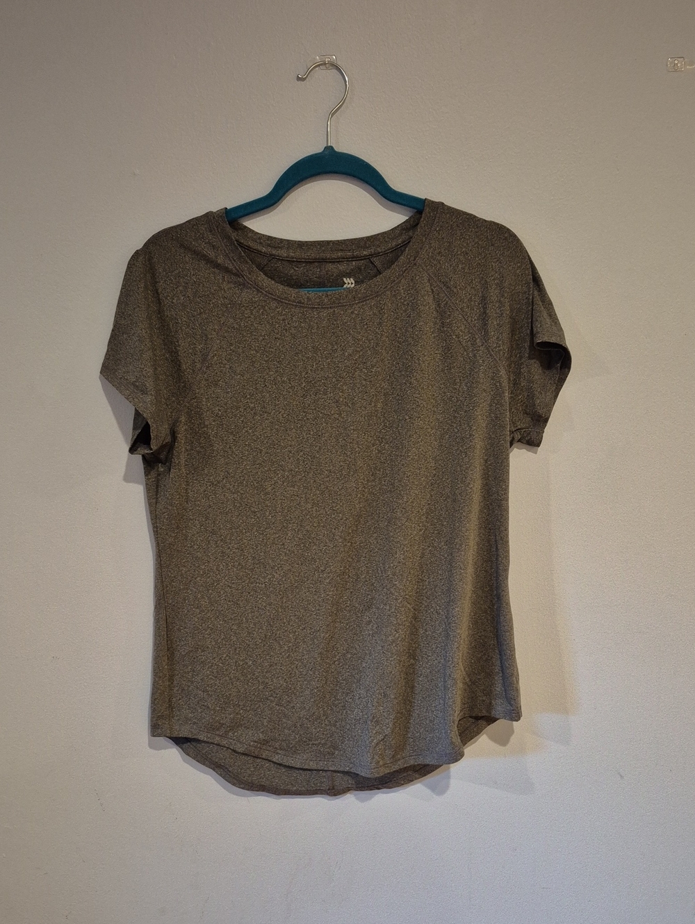 all in motion Short Sleeve Crew Neck Top - Olive Green